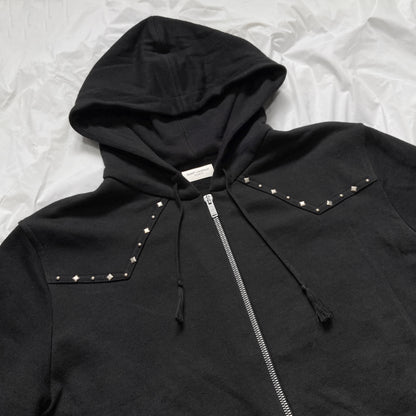 Saint Laurent studded western hoodie jacket S