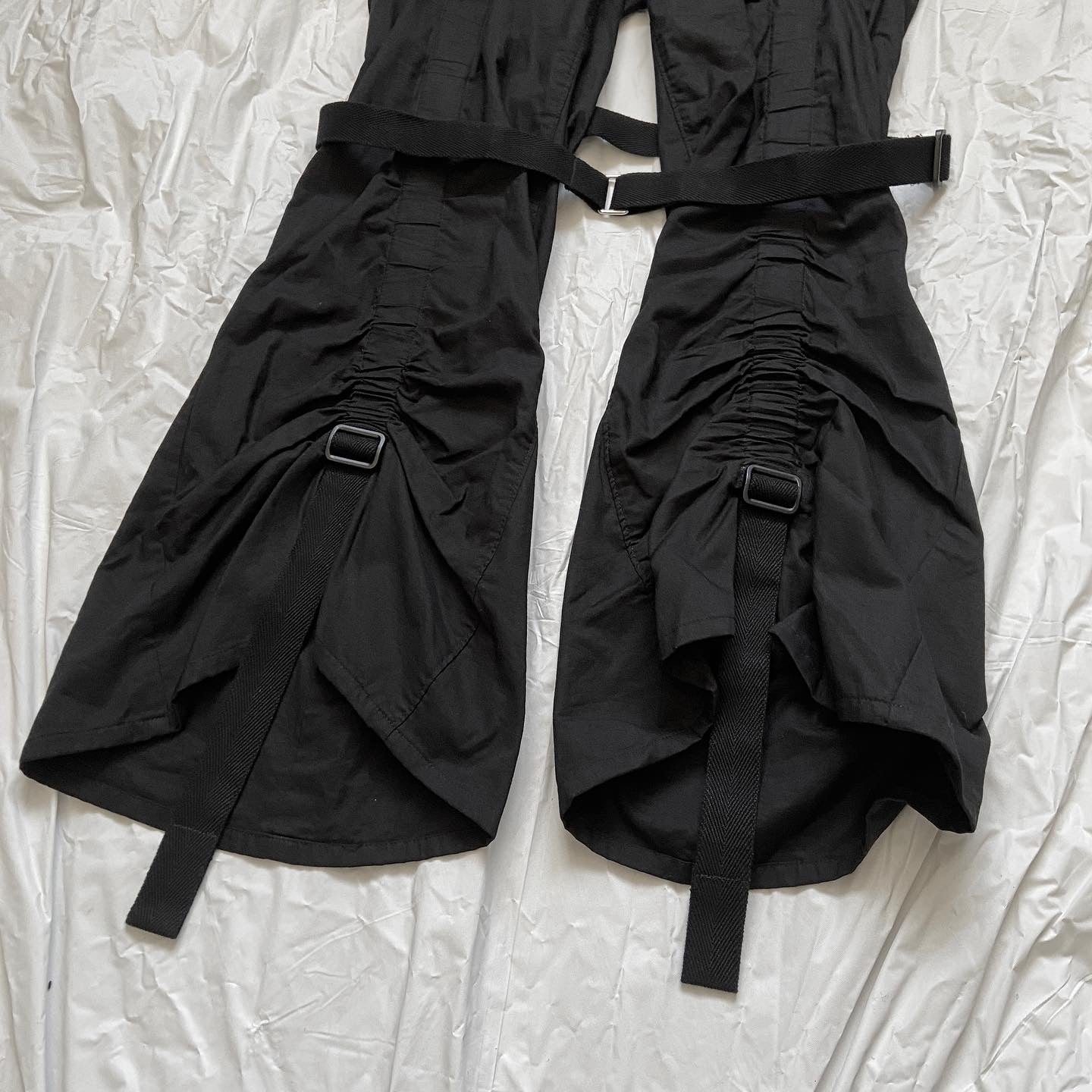 Junya Watanabe Spring 2003 black bondage parachute pants