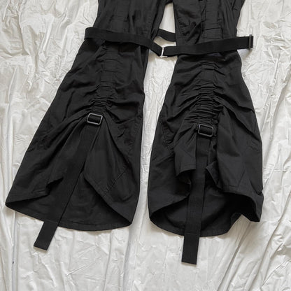 Junya Watanabe Spring 2003 black bondage parachute pants